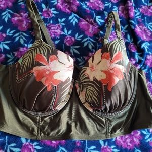 Plus size swim top